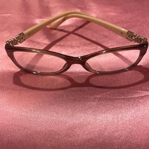 Bvlgari square framed glasses. 54-16-135